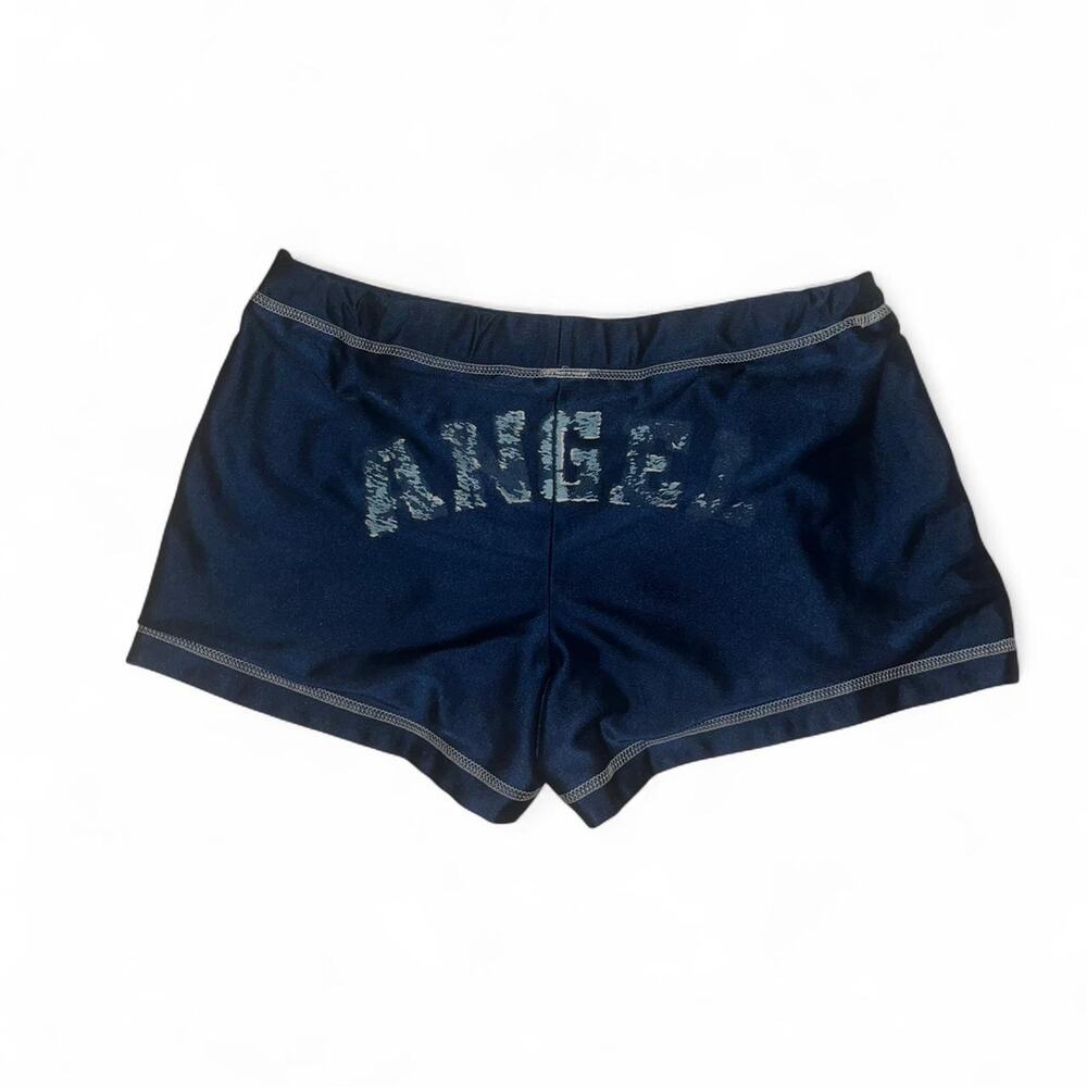 Blue angel satin shorts